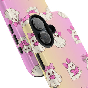 Spooky Cute Ghost Tough Phone Case – For Samsung & iPhone