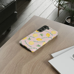 "Jesus Is The Key" Lemon Tough Phone Case – For Samsung, iPhone, & Pixel