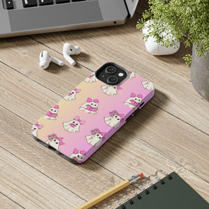 Spooky Cute Ghost Tough Phone Case – For Samsung & iPhone