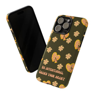 Be Intentional: Guard Your Heart Tough Phone Case – For iPhone, Samsung, & Google Pixel