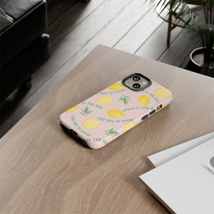 "Jesus Is The Key" Lemon Tough Phone Case – For Samsung, iPhone, & Pixel