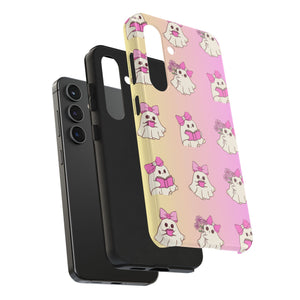 Spooky Cute Ghost Tough Phone Case – For Samsung & iPhone
