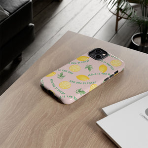 "Jesus Is The Key" Lemon Tough Phone Case – For Samsung, iPhone, & Pixel