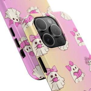 Spooky Cute Ghost Tough Phone Case – For Samsung & iPhone