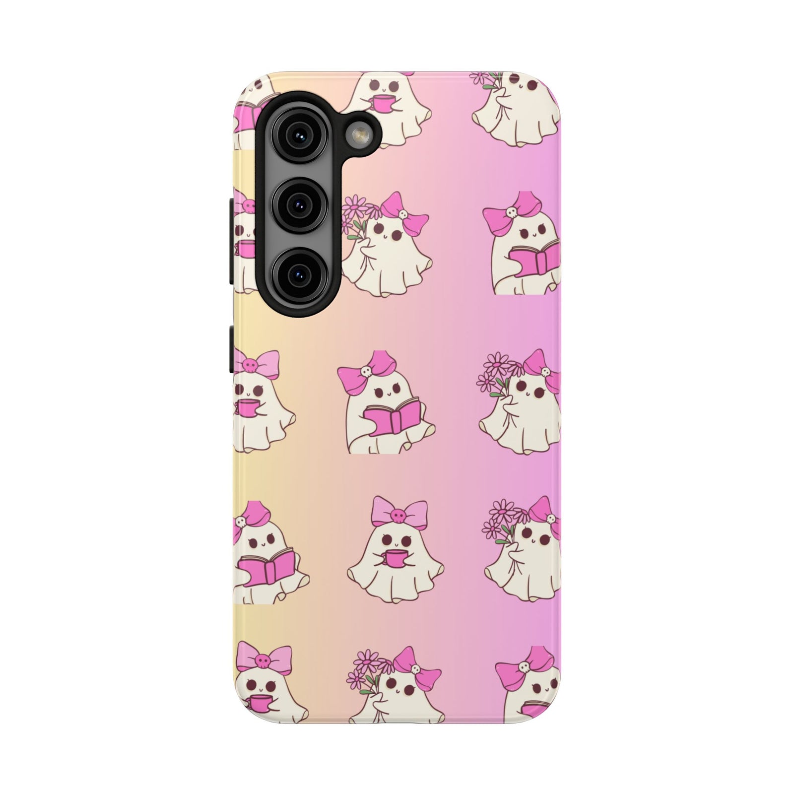 Spooky Cute Ghost Tough Phone Case – For Samsung & iPhone