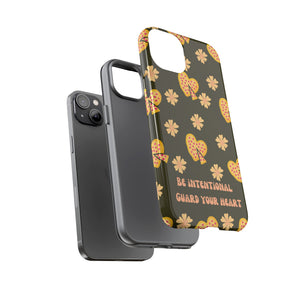 Be Intentional: Guard Your Heart Tough Phone Case – For iPhone, Samsung, & Google Pixel