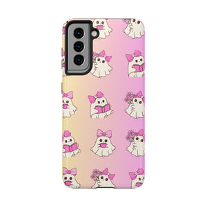 Spooky Cute Ghost Tough Phone Case – For Samsung & iPhone
