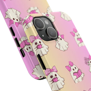 Spooky Cute Ghost Tough Phone Case – For Samsung & iPhone