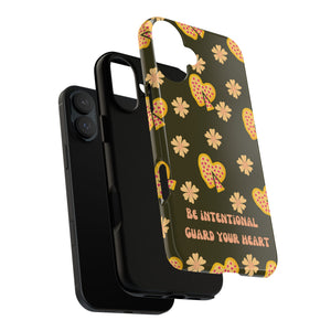 Be Intentional: Guard Your Heart Tough Phone Case – For iPhone, Samsung, & Google Pixel