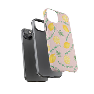 "Jesus Is The Key" Lemon Tough Phone Case – For Samsung, iPhone, & Pixel