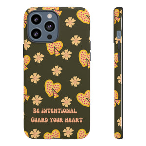Be Intentional: Guard Your Heart Tough Phone Case – For iPhone, Samsung, & Google Pixel