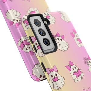 Spooky Cute Ghost Tough Phone Case – For Samsung & iPhone