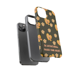 Be Intentional: Guard Your Heart Tough Phone Case – For iPhone, Samsung, & Google Pixel