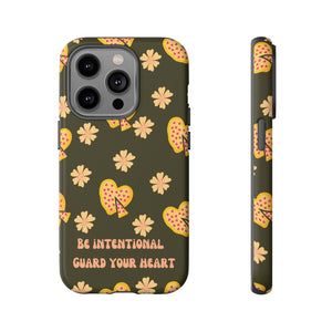 Be Intentional: Guard Your Heart Tough Phone Case – For iPhone, Samsung, & Google Pixel