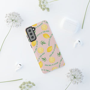 "Jesus Is The Key" Lemon Tough Phone Case – For Samsung, iPhone, & Pixel