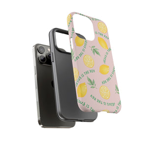 "Jesus Is The Key" Lemon Tough Phone Case – For Samsung, iPhone, & Pixel