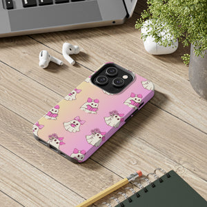 Spooky Cute Ghost Tough Phone Case – For Samsung & iPhone