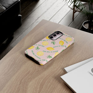 "Jesus Is The Key" Lemon Tough Phone Case – For Samsung, iPhone, & Pixel