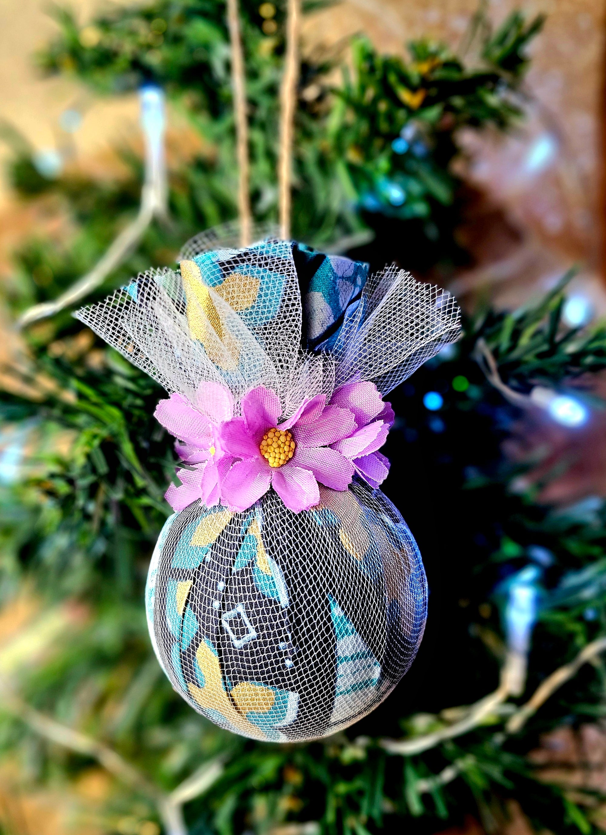 Spring in Winter - Christmas Ornaments - Purple