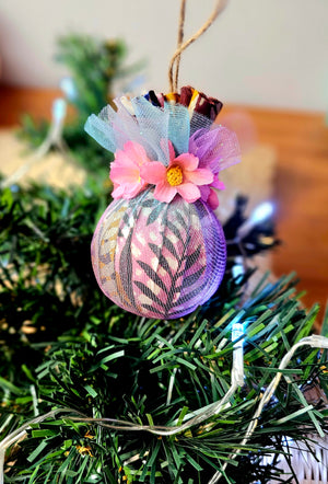 Spring in Winter - Christmas Ornaments - Small Light Pink Flowers