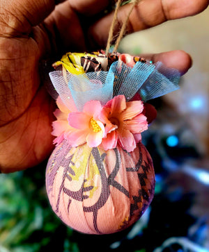 Spring in Winter - Christmas Ornaments - Small Light Pink Flowers