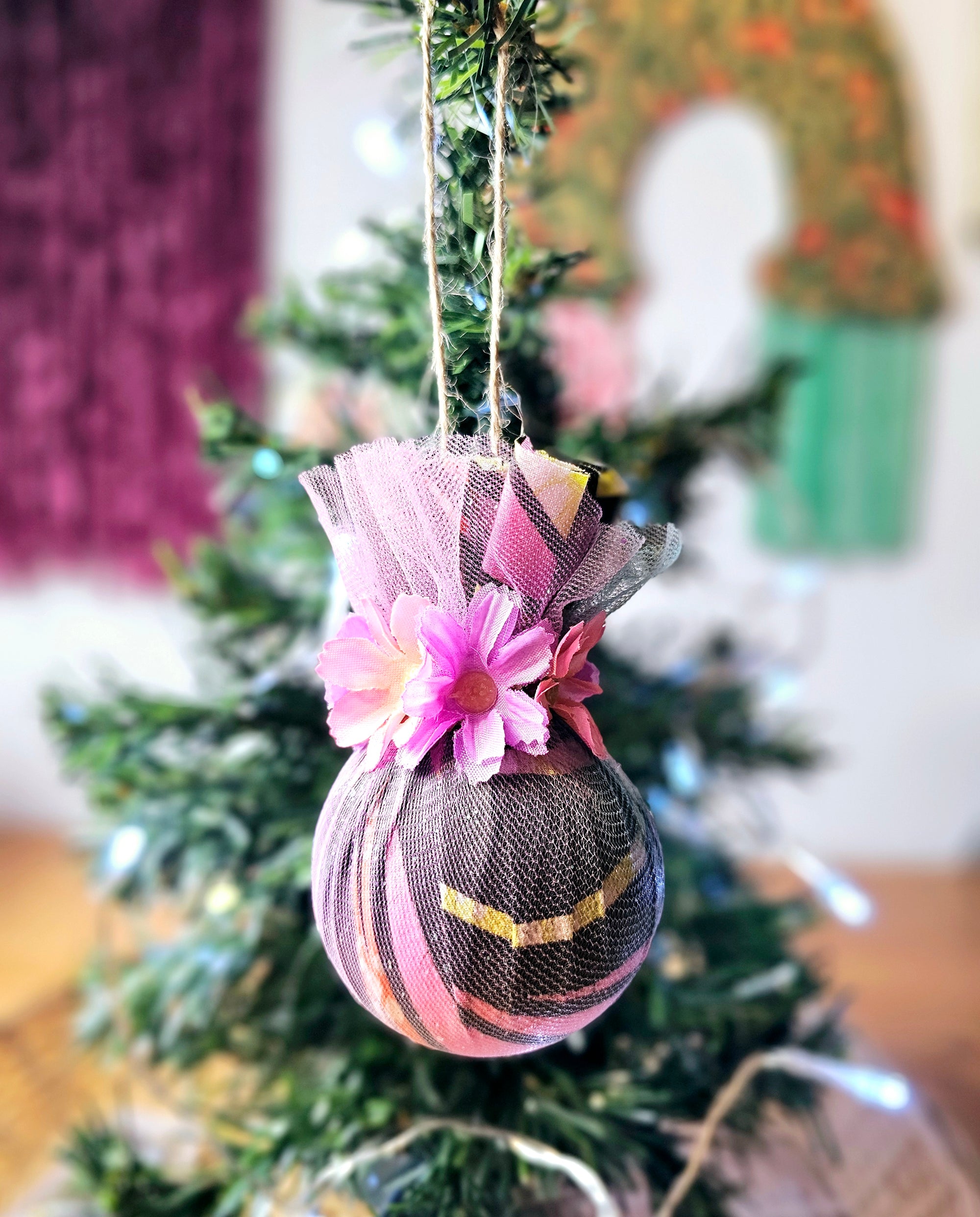 Spring in Winter - Christmas Ornaments - Purple