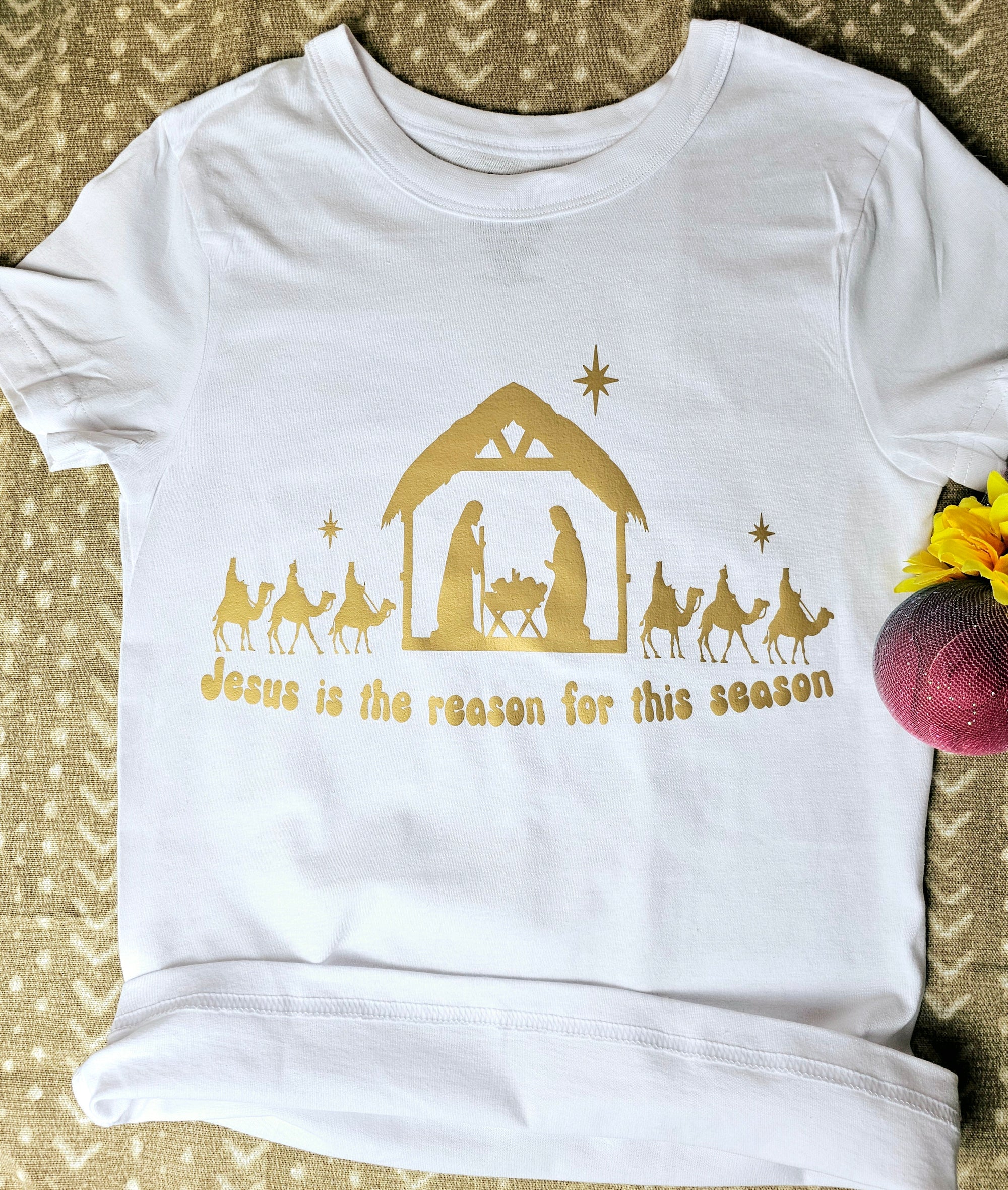 Jesus is the reason for the season - Kid T-shirt in White