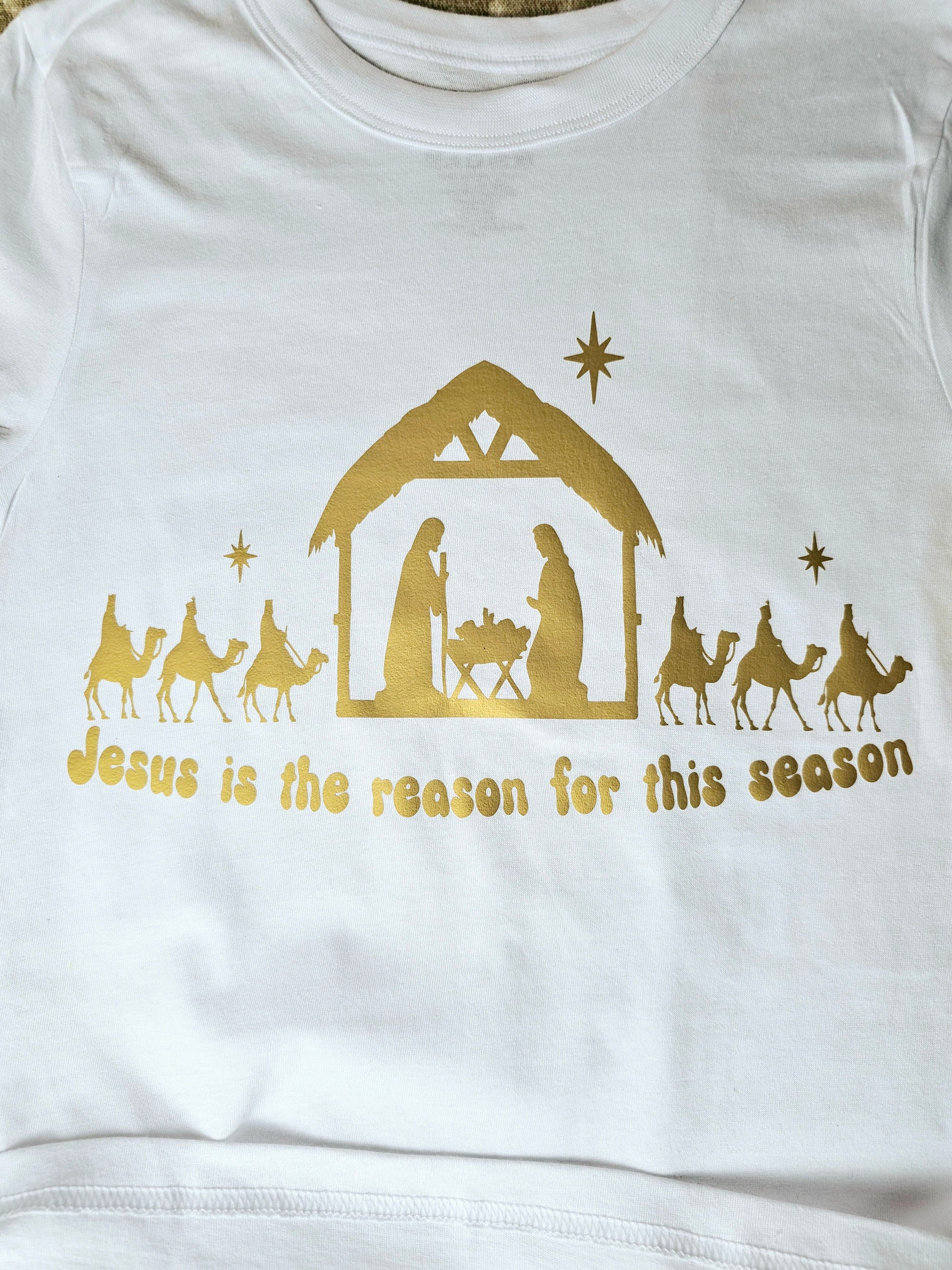 Jesus is the reason for the season - Kid T-shirt in White