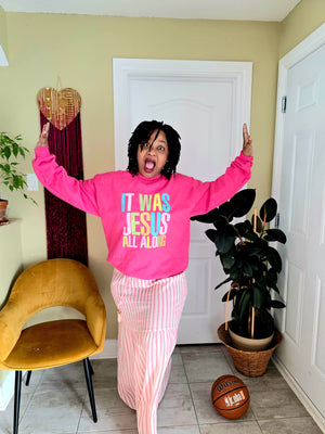 It was Jesus All Along Sweater