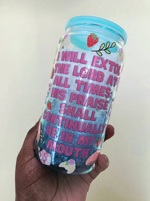 I will Extol Glass Mug