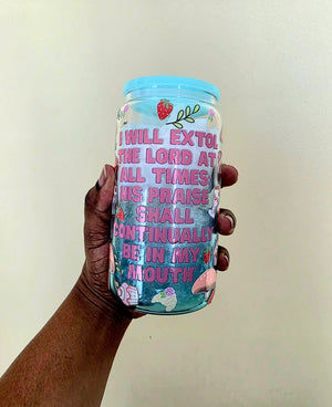 I will Extol Glass Mug