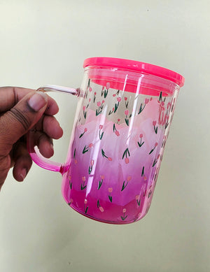 Faith Hope Love Glass Mug