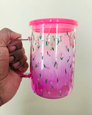 Faith Hope Love Glass Mug