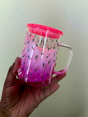 Faith Hope Love Glass Mug