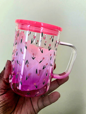 Faith Hope Love Glass Mug