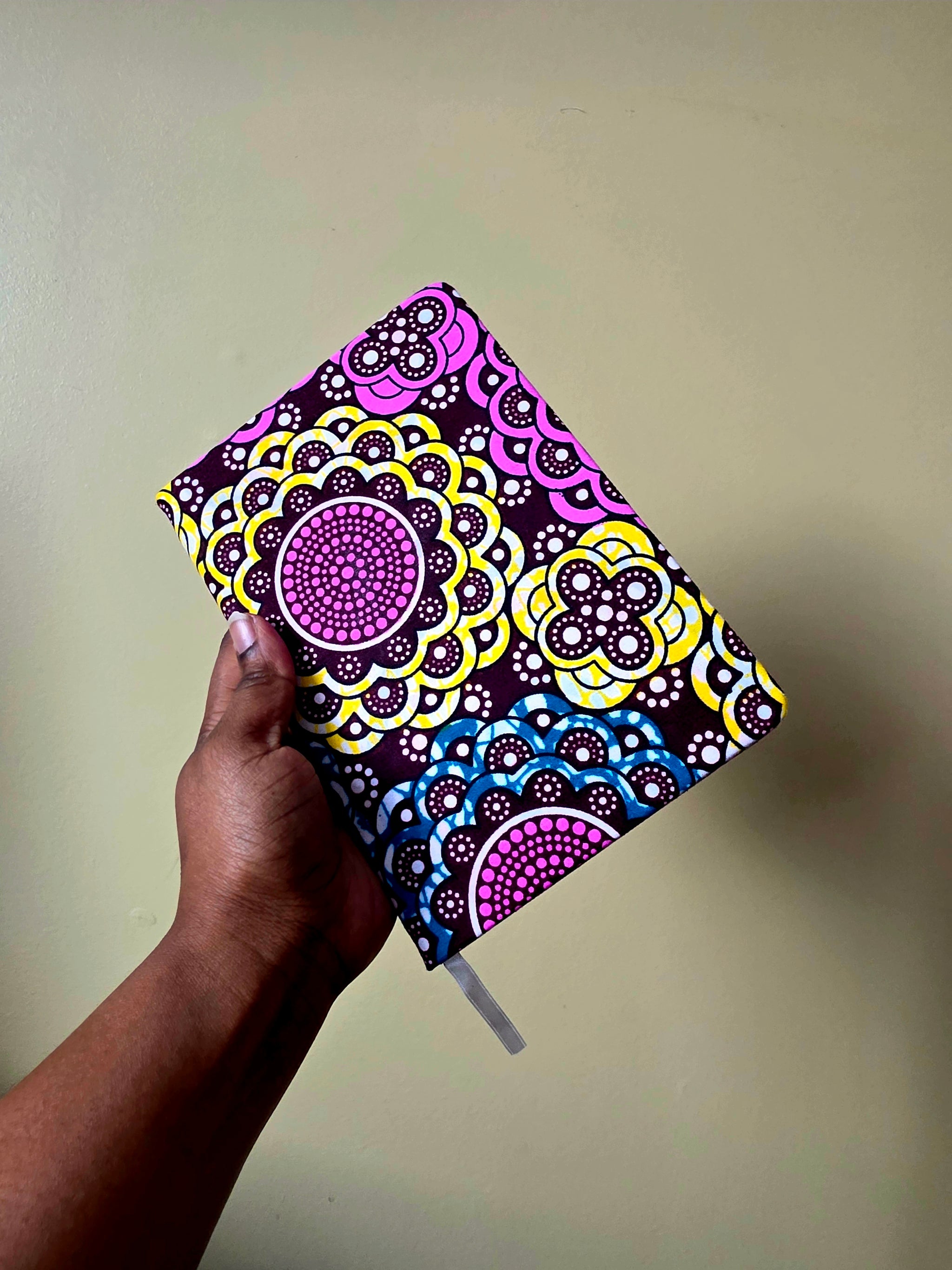 African Notebook African Fabric Lined Notebook - Chez Kwetu