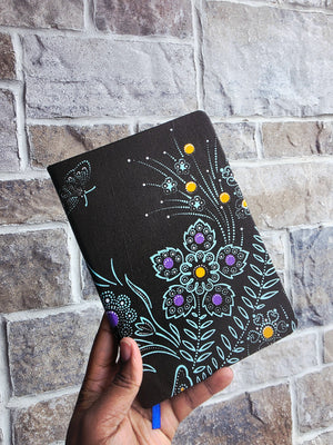 African Fabric Lined Notebook