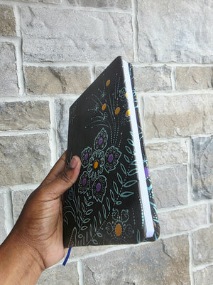 African Fabric Lined Notebook