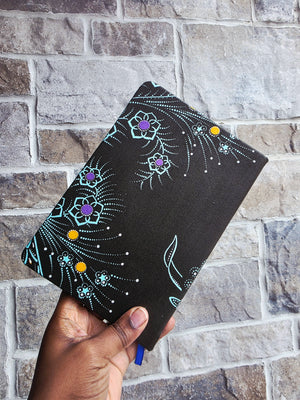 African Fabric Lined Notebook