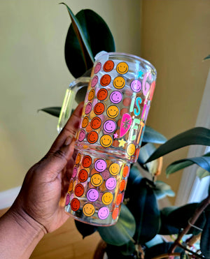 God Is In The Details Glass Tumbler