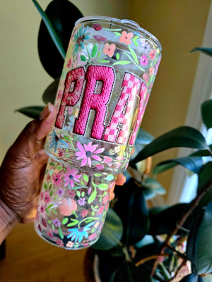 Pray Glass Tumbler
