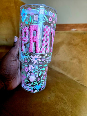 Pray Glass Tumbler