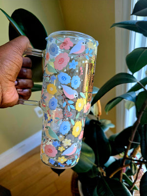 Make Heaven Crowded Glass Tumbler