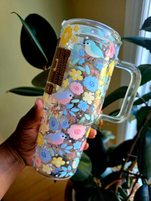 Make Heaven Crowded Glass Tumbler