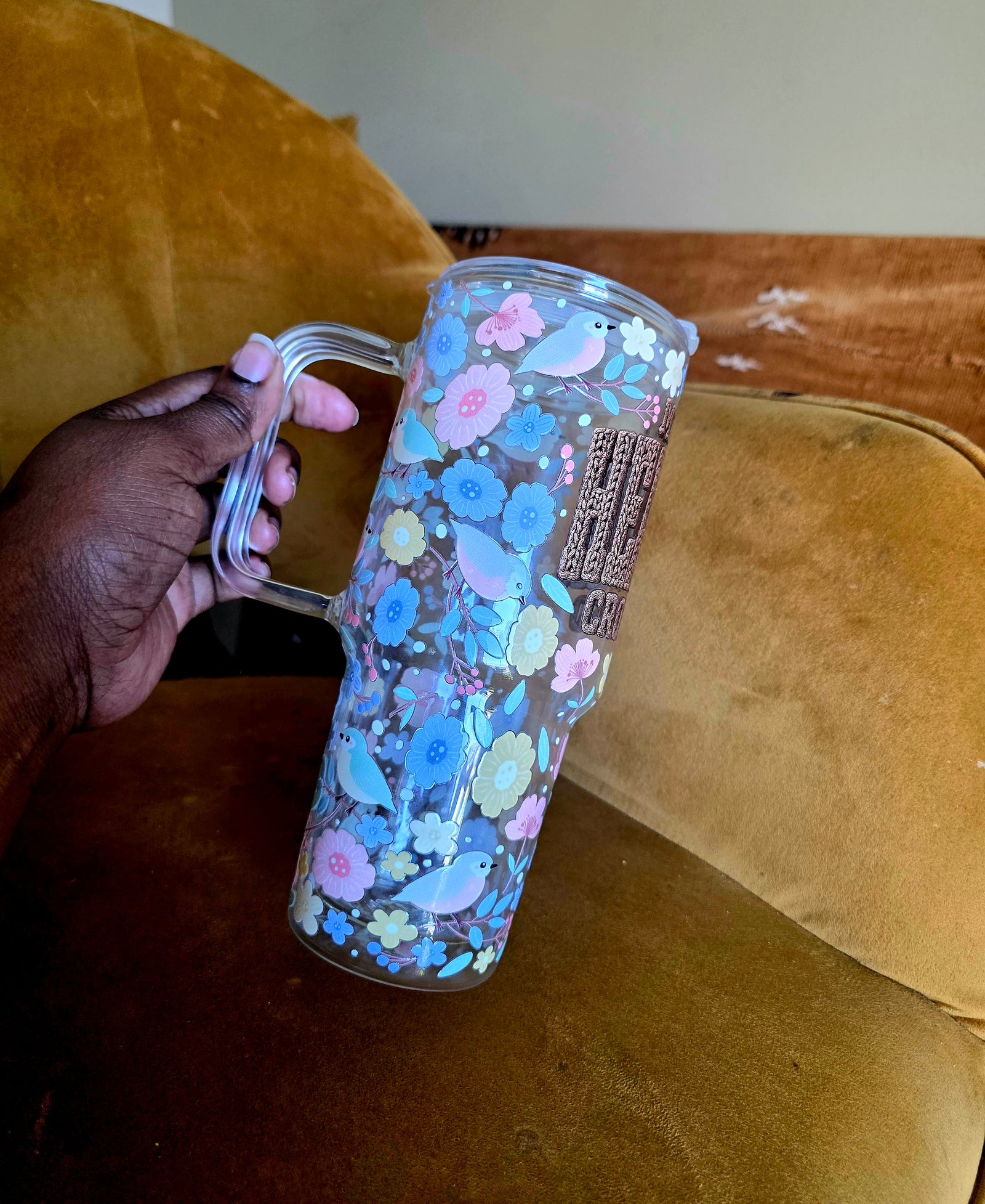 Make Heaven Crowded Glass Tumbler