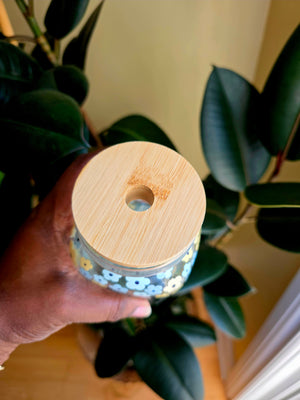 Walking By Faith Glass Tumbler