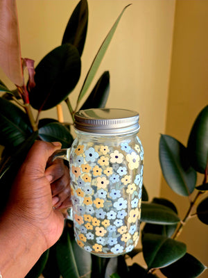 Walking By Faith Glass Tumbler