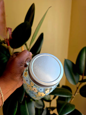 Walking By Faith Glass Tumbler