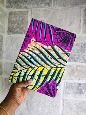 Large African Fabric Sketch Notebook