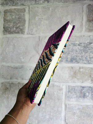 Large African Fabric Sketch Notebook